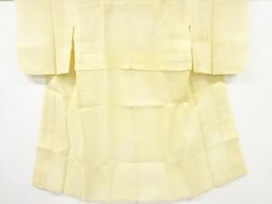 アンティーク　本麻透かし織　竹笹模様長襦袢